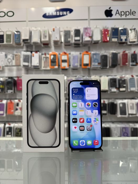 Iphone 15/128Gb/80% / 1 an garantie / Future Gsm Mobile