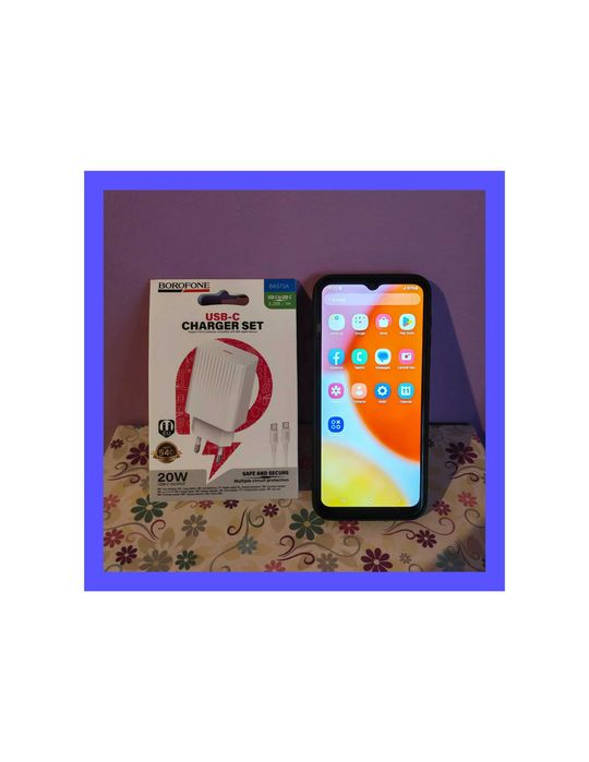 Telefon Samsung Galaxy A14 4G 4GB/64GB - ca nou - Folie/Husa + Incarcator Tip C (20W) - inclus