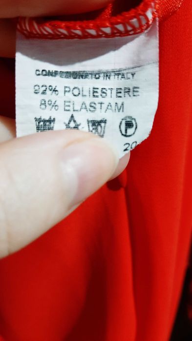 Rochie de seară mărimea S (made in Italy) / Női piros estélyi ruha