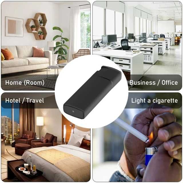 Мини скрита камера електрическа запалка WiFi аудио видео запис шпионаж