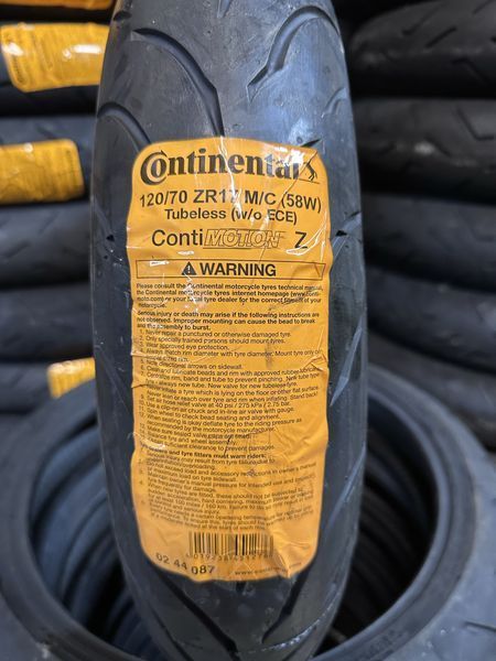 120/70ZR17 M/C 58W Continental