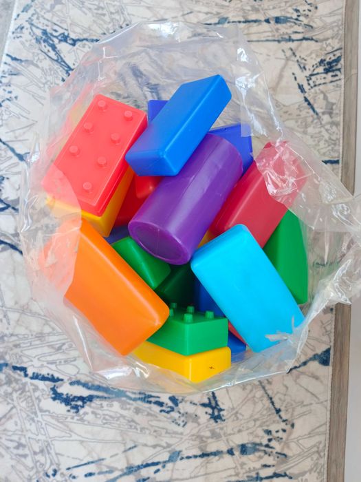 Мешок с большими кубиками