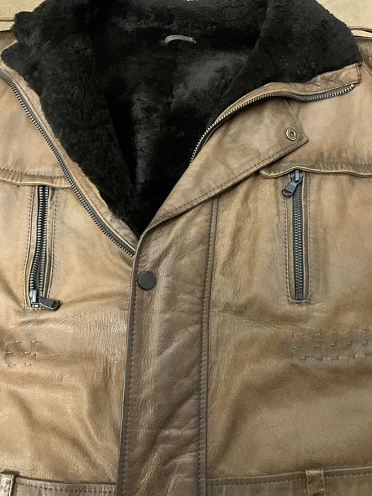 Дубленка зимняя мужская