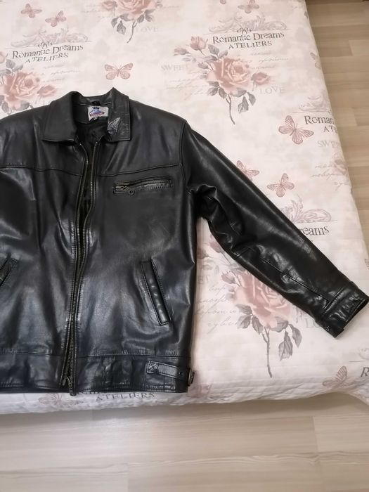 Яке от естествена кожа