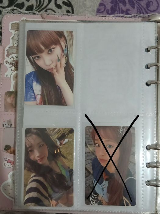 Aespa, lesseeafim, twice, itzy photocards