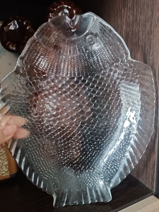 Салатник рыба стекло