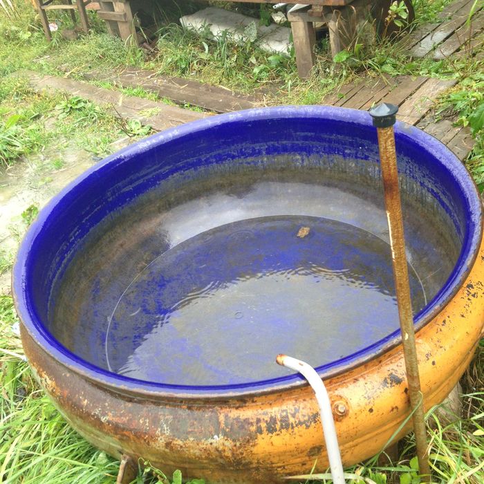 емкость металлическая чан для воды
