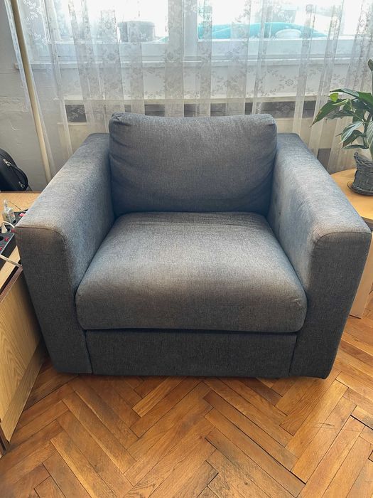 Подаряваме тапициран фотьойл IKEA Vimle (Ш 100cm / Д 93cm / В 65cm)