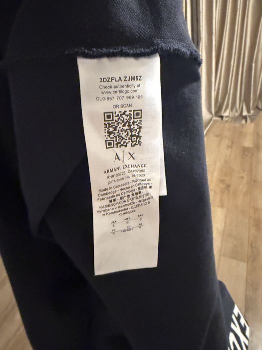 Tricou Polo Armani Exchange L