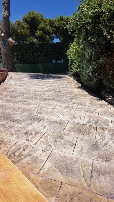 Beton amprentat si elicopterizat