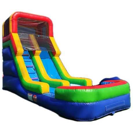 Tobogan gonflabil cu piscina / topogan gonflabil / profesional