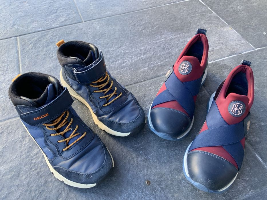 Детски кожени кецове GEOX и маратонки/сникърси HRISTO STOICHKOV