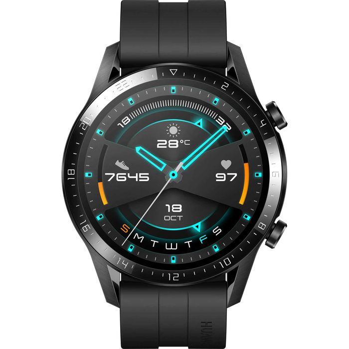 SmartWatch Huawei WATCH GT 2 46mm Bluetooth Difuzor Negru Nou Sigilat
