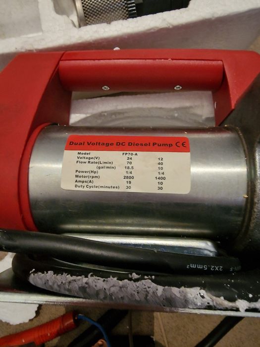 Pompa electrica transfer lichide 12/24V