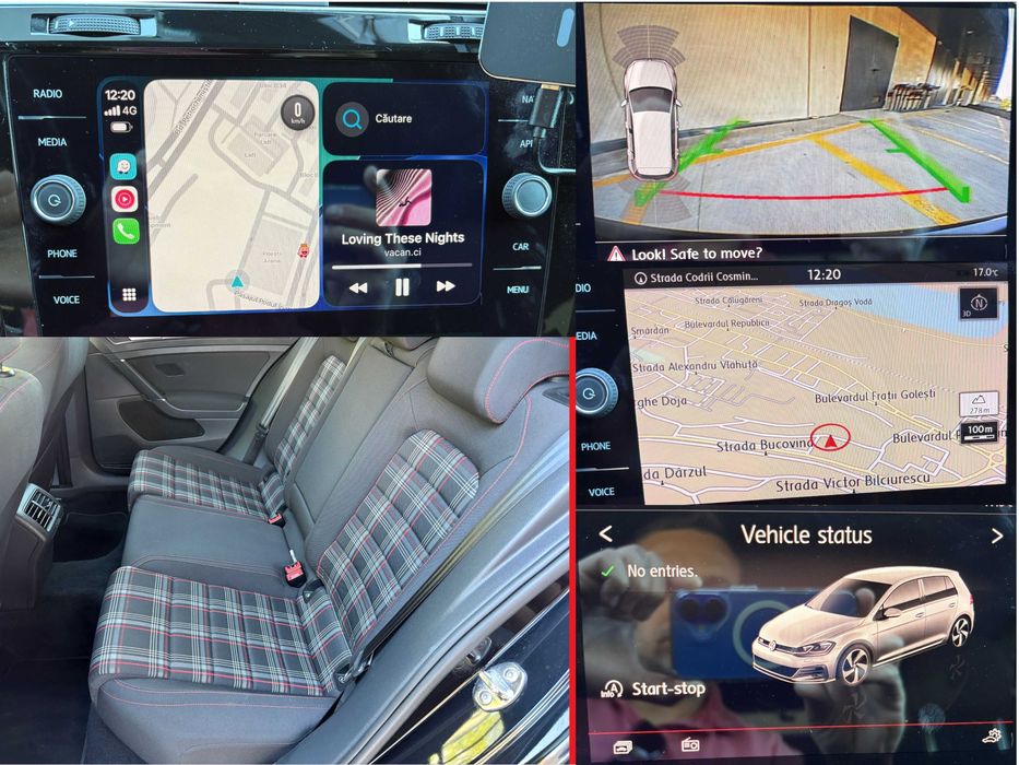 EXCEPTIONAL! VW Golf 7.5 GTI automat DSG fara accidente, cu ACC, CarPlay, istoric si carte service. PROPRIETAR in carte