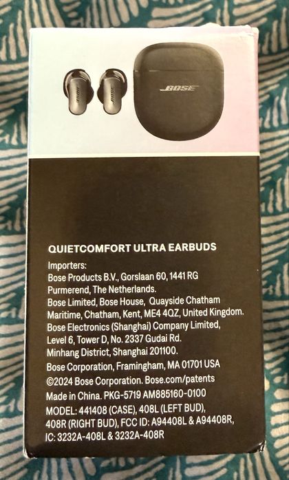 Vand Bose QuietComfort Ultra Earbuds sigilate…