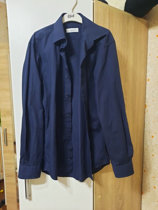 Рубашка темно синий