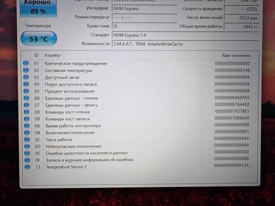 SSD Kingston KC3000