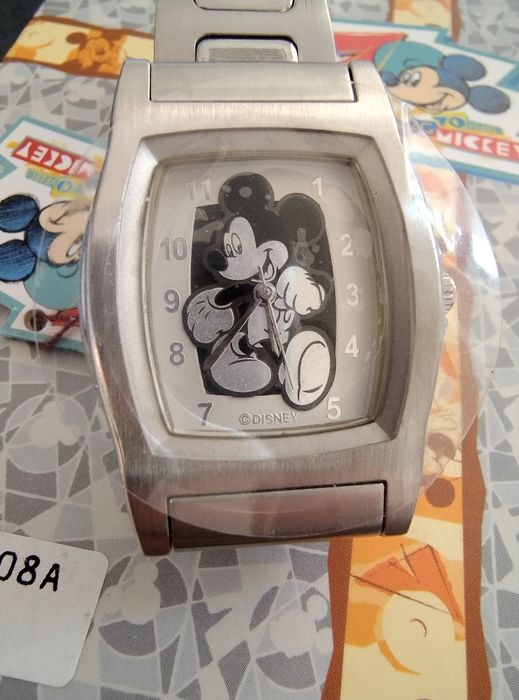 Mickey Mouse celebrating