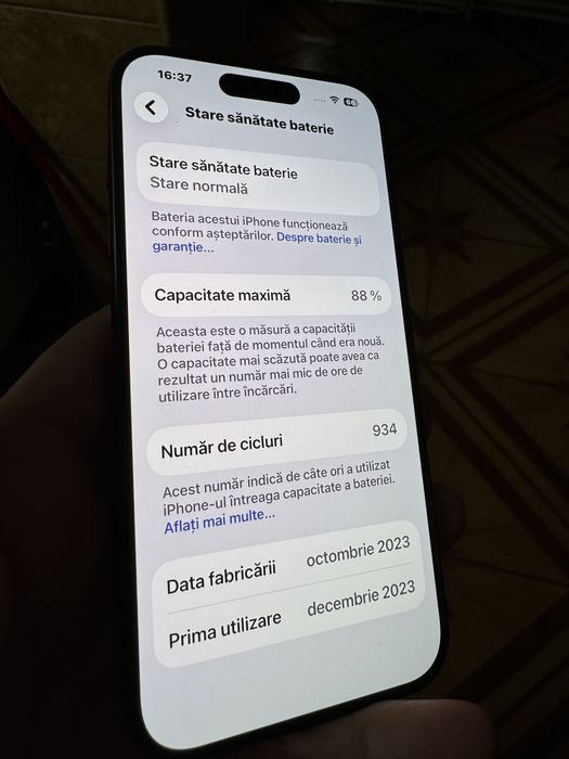 iPhone 15 Pro….impecabil