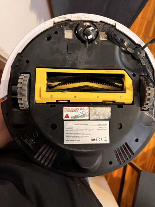 ILIFE V7S Прахосмукачка робот розова с моп За части или поправка