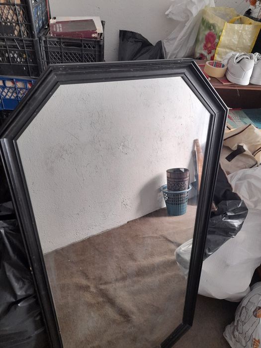 ОГЛЕДАЛА: Голямо красиво огледало с дървена рамка 1.06м/ 50 см и други