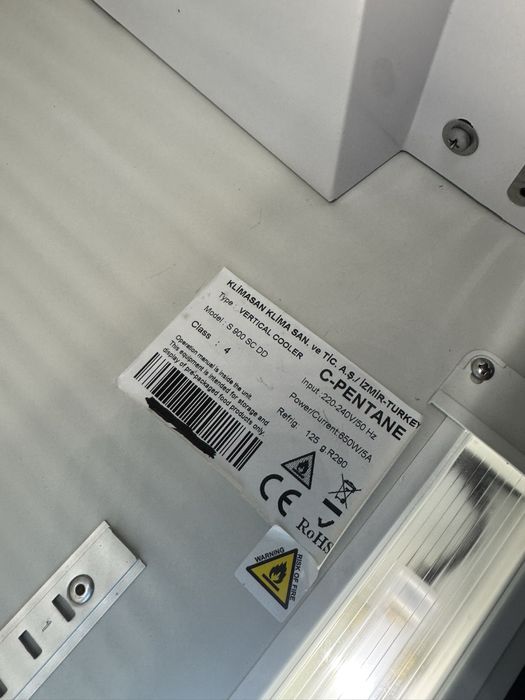 Двойна хладилна витрина 2022г. KLIMASAN 110/65/200см