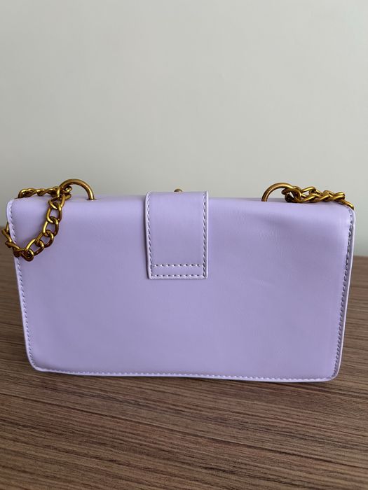 ПРОМО! Дамска чанта Pinko (Нова) Бяла, Лилава, Черна