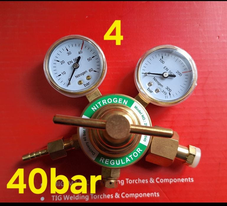 Азот регулатори 10÷100bar,редуцир,бутилки 1÷10л,преход климатик