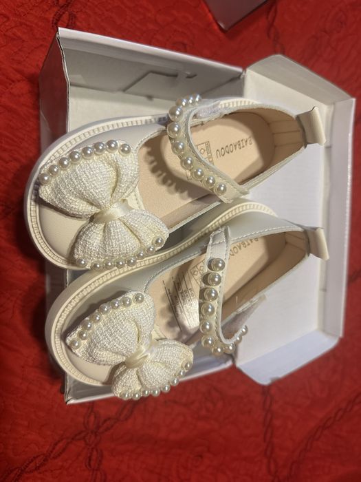 Papuci Fetite Roz, Negri si Albi Marimea 26