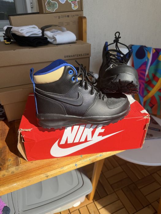 NOI NOUTE: Ghete Nike Manoa, piele naturala, 34, unisex