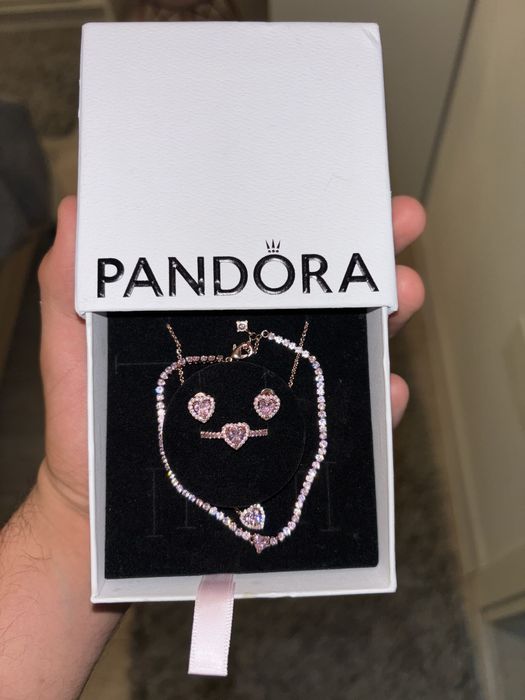 トライアルセット・サンプル pandora Set Pandora Inima Roz Valea Lupului • OLX.ro
