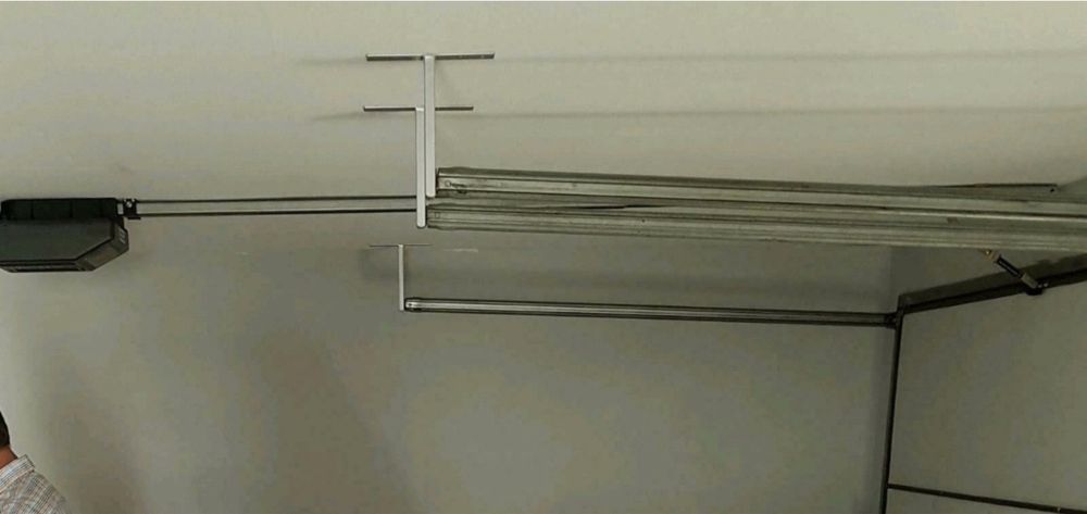 USA BATANTA GARAJ poarta lemn H 245 x L 210 Normstahl Germania 2 Buc