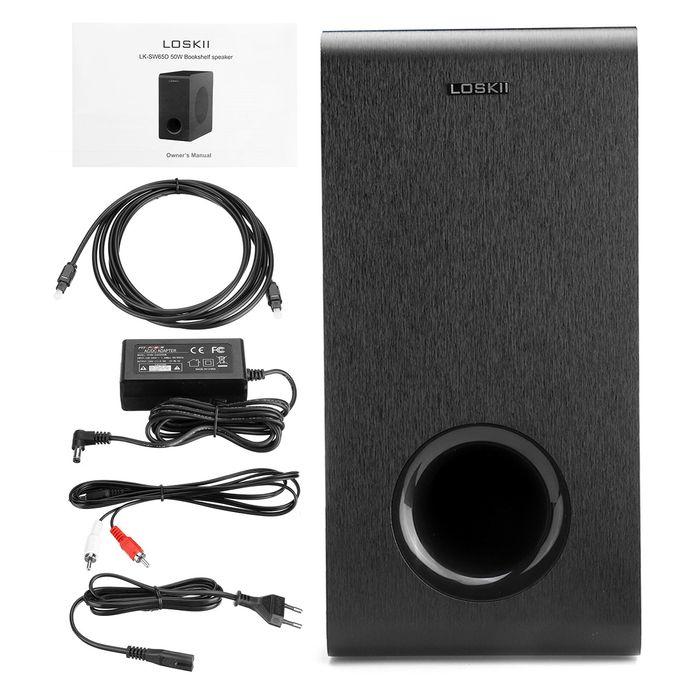 Subwoofer boxa compactă Loskii Sw65D 60w Bluetooth Black Sigilat !