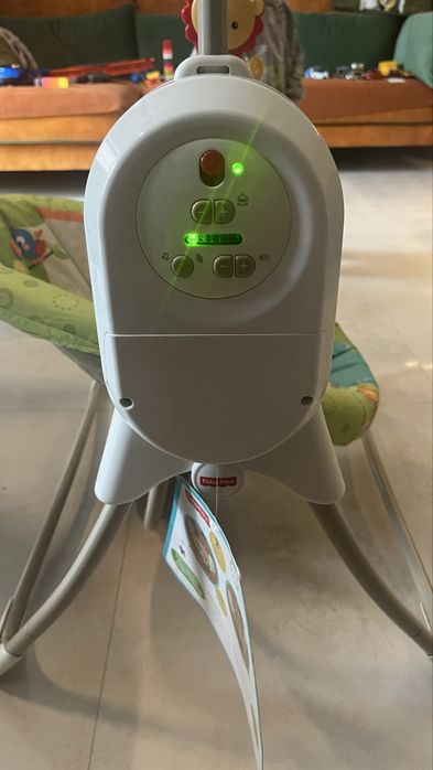 Fisher-Price електрическа люлка 2-в-1 | 6 скорости | 10 мелодии | до 9 кг | Отлично състояние