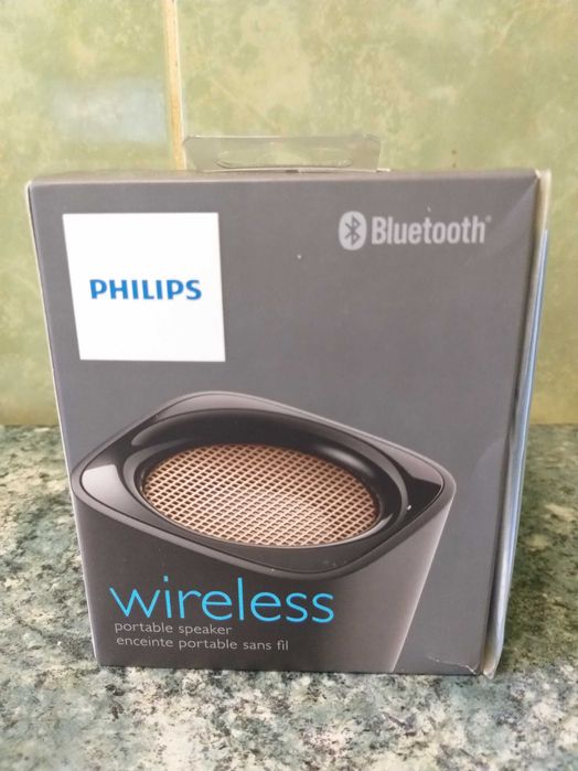 Boxa portabila bluetooth Philips BT100B wireless negru (noua-sigilata)