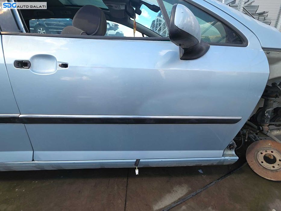 Usa Usi Portiera Portiere Dreapta Fata Dezechipata Peugeot 407 SW 2004 - 2010 Culoare Albastru Azuriu EYL (imperfectiuni) [Q7829]