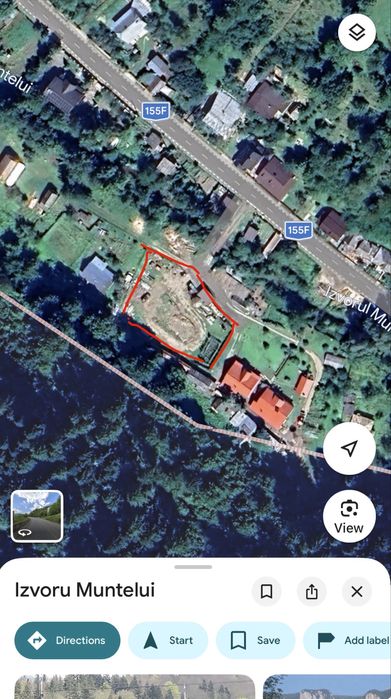 Teren intravilan Bicaz, Str. Izvorul Muntelui / 1250Mp