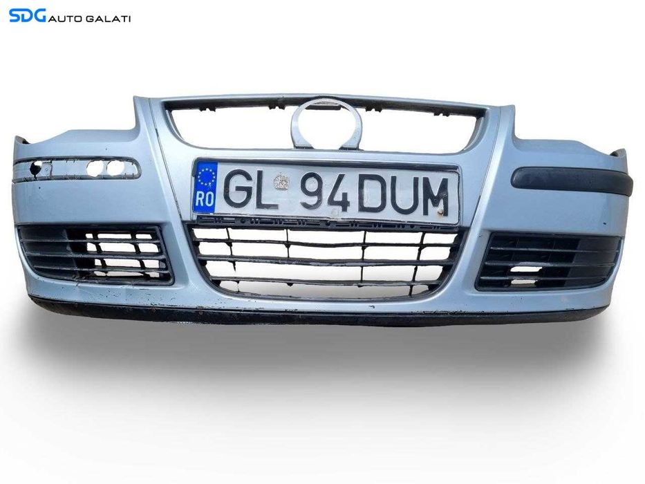 Bara Spoiler Fata Completa FARA Grila cu Emblema Volkswagen Polo 9N 9N3 2005 - 2008 (Prezinta Defecte Imperfectiuni) [LC4325]