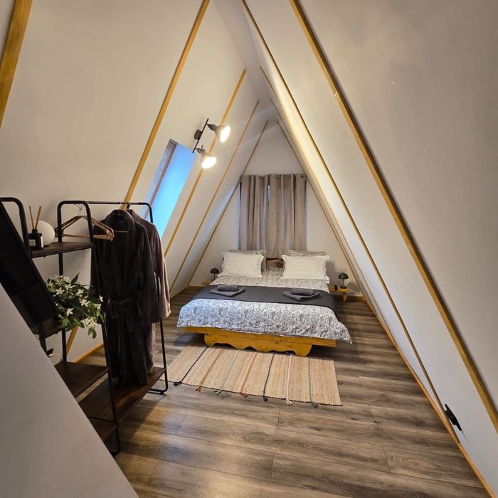 Cazare  A-Frame Ciubar / Saună .