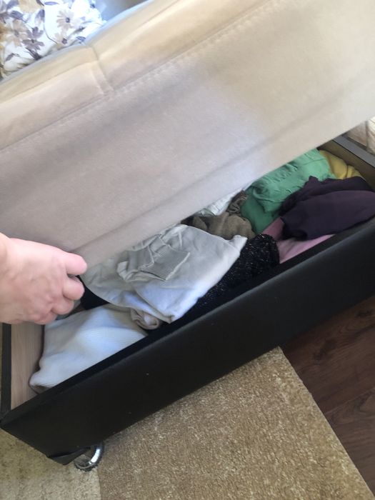 Холов ъглов диван с ракла и функция сън