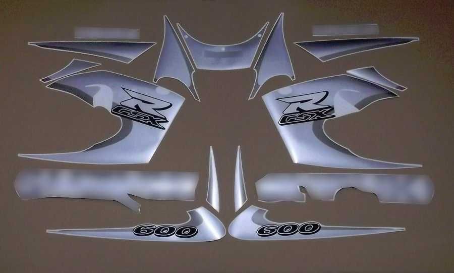 Стикери Сузуки GSXR 600 Srad 1999г.-2000г. лепенки Suzuki срад графики