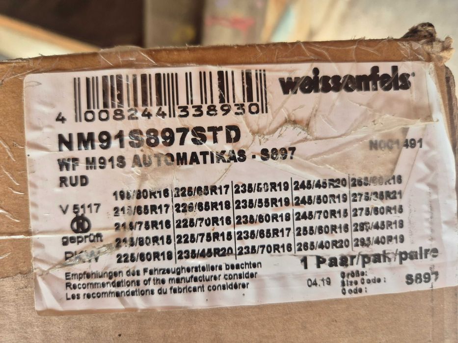 Lanturi de zapada Weissenfels NM91S897STD R16 pana la R21