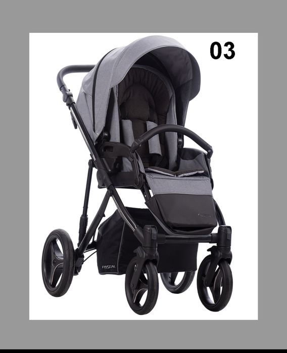 Бебешка количка 2в1 Bebetto - PASCAL
