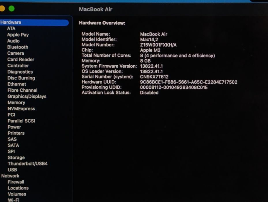 MacBook Air M2 sotiladi