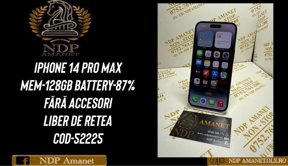 NDP Amanet Braila Iphone 14 Pro Max (52225)