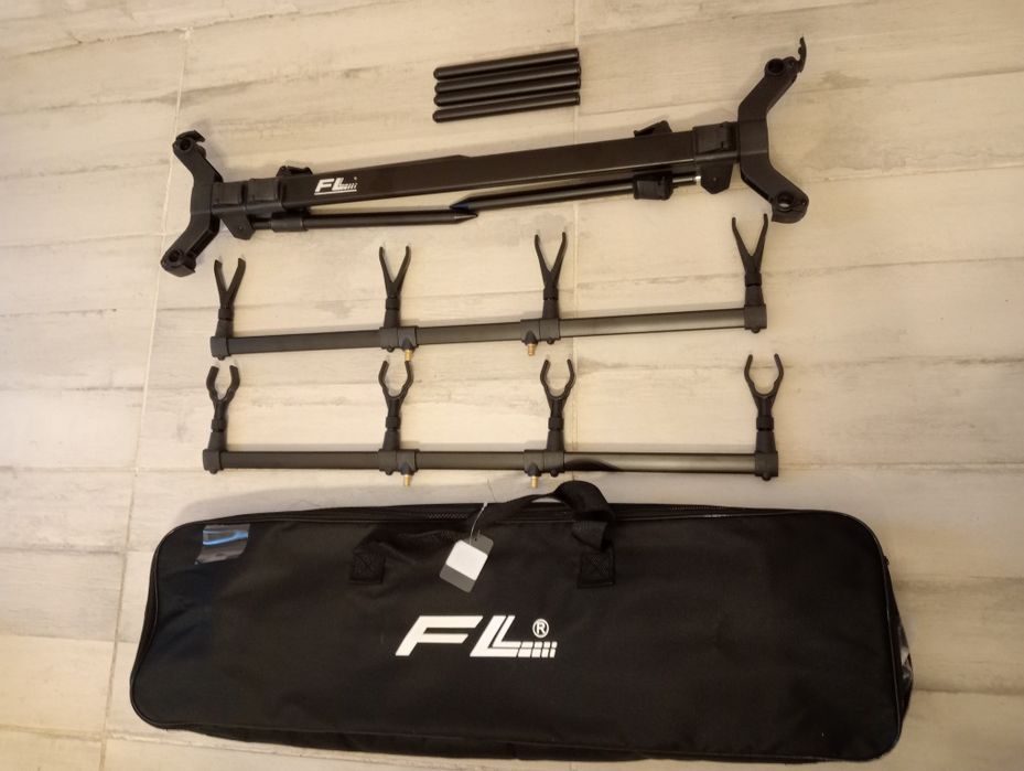 Rod pod ( Quad Pod ) FL pentru  4 lansete model BLACK EDITION FL158

-