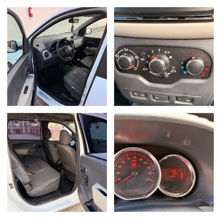 Dacia Lodgy 1.5 Dci 2015 // AC // Avariat Lovit // Navi // Inmatr. Ro