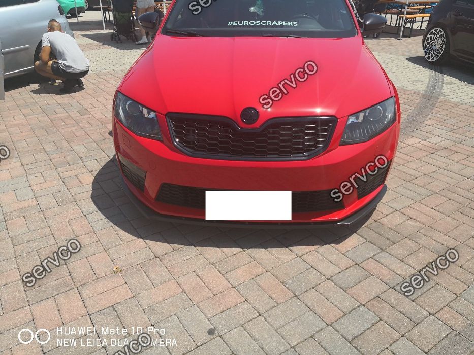 Prelungire bara fata Skoda Octavia MK3 RS 2013- v9 Maxton Design