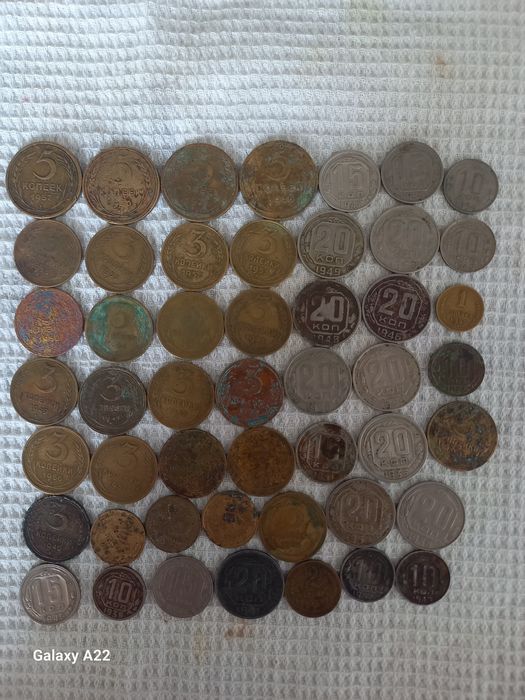 Продаю монеты билоны и СССР